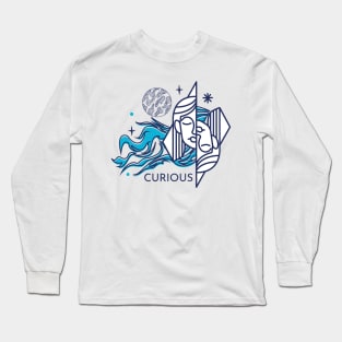 Gemini - zodiac designs for t-shirts Long Sleeve T-Shirt